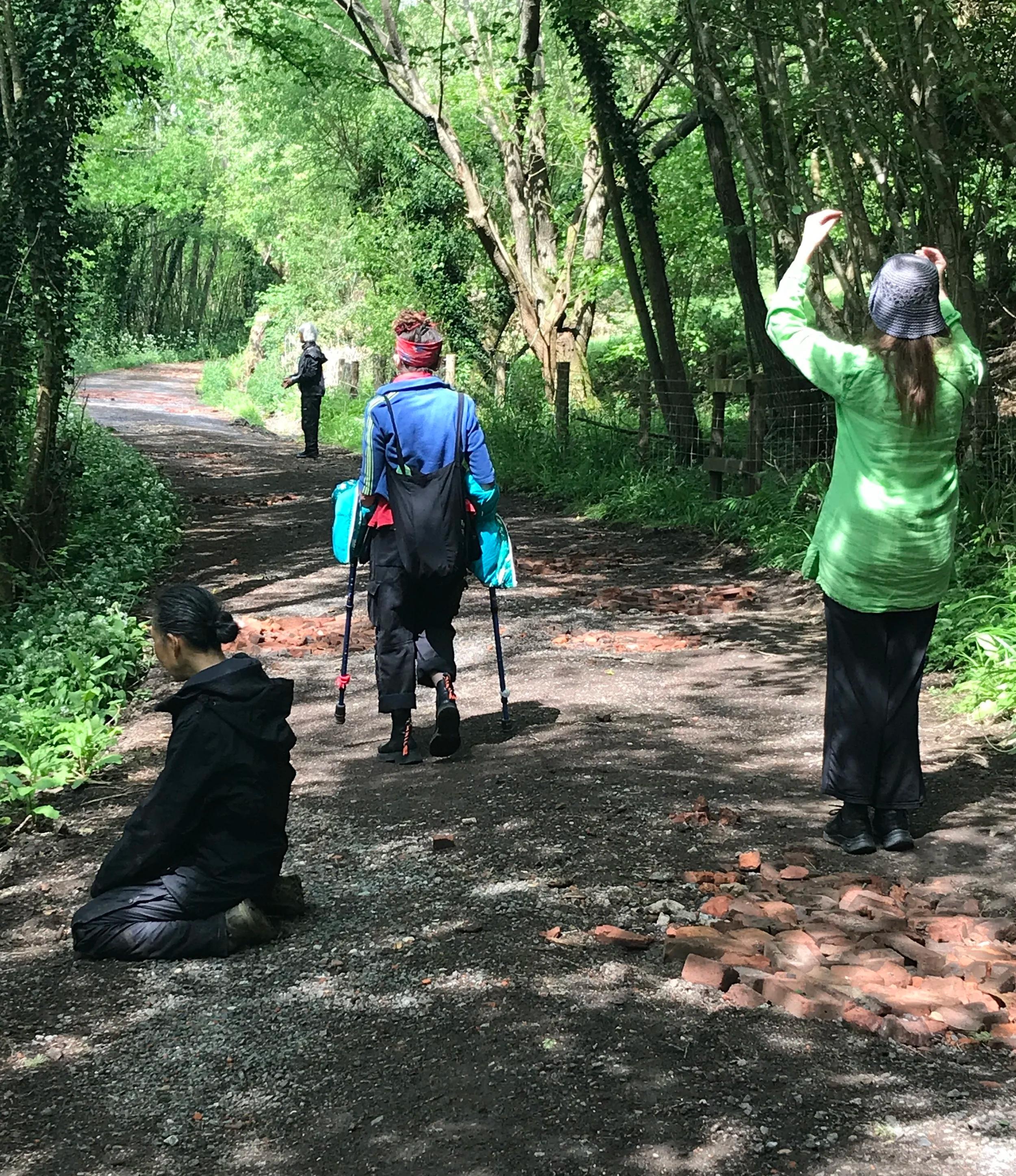 Dancers in Landscape session (May 2026): Korina Biggs, Mim King, Yumino Seki, Clare Whistler. Photo Nikki Tomlinson