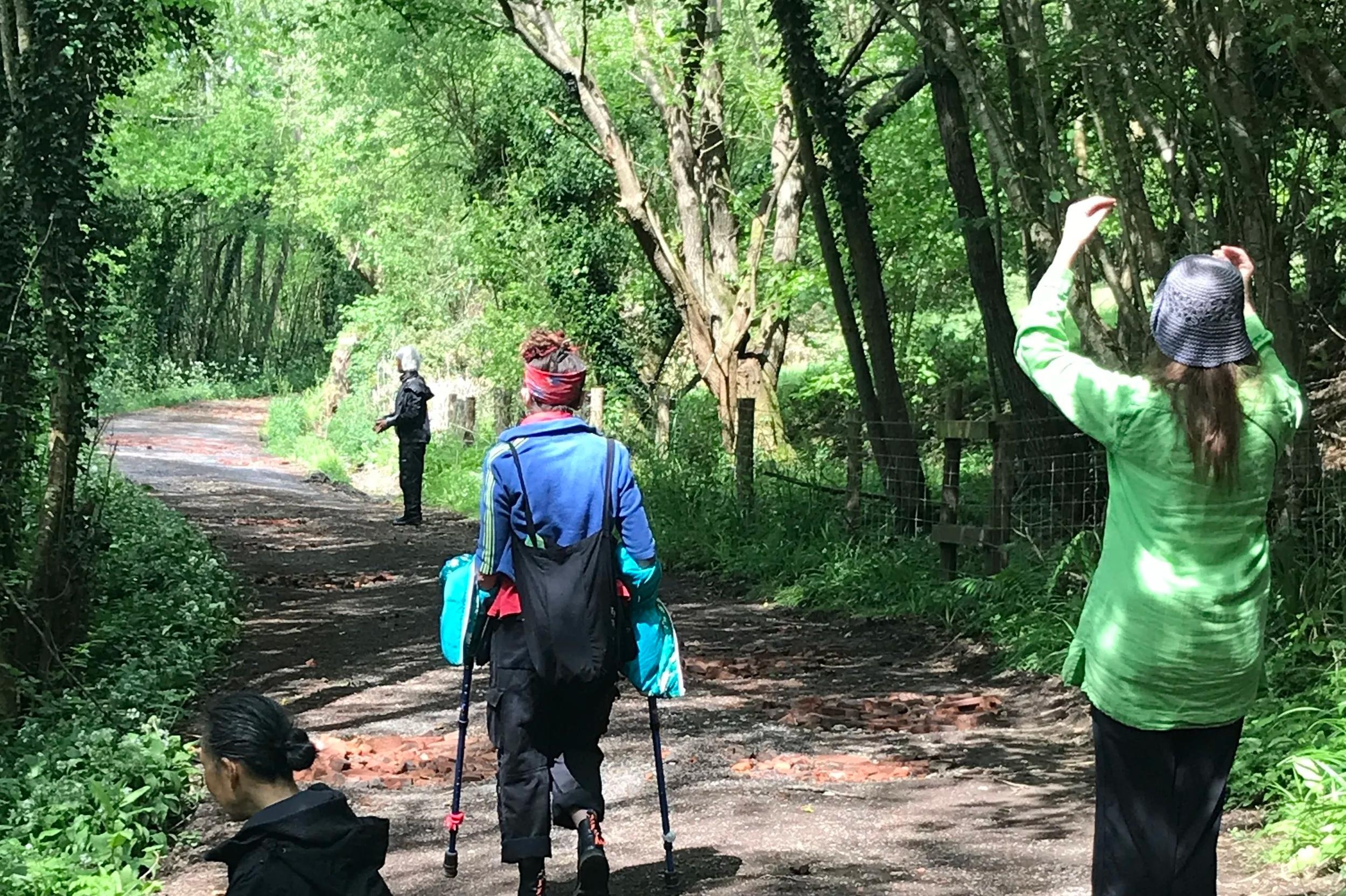 Dancers in Landscape session (May 2026): Korina Biggs, Mim King, Yumino Seki, Clare Whistler. Photo Nikki Tomlinson