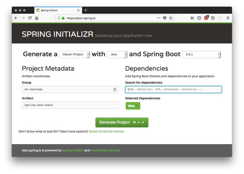 webapp-with-create-react-app-and-spring-boot-kantega