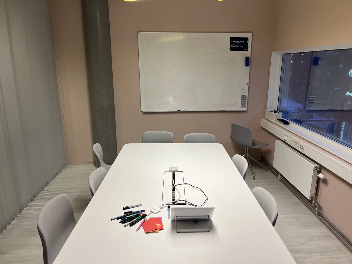 Bilde fra typisk møterom
