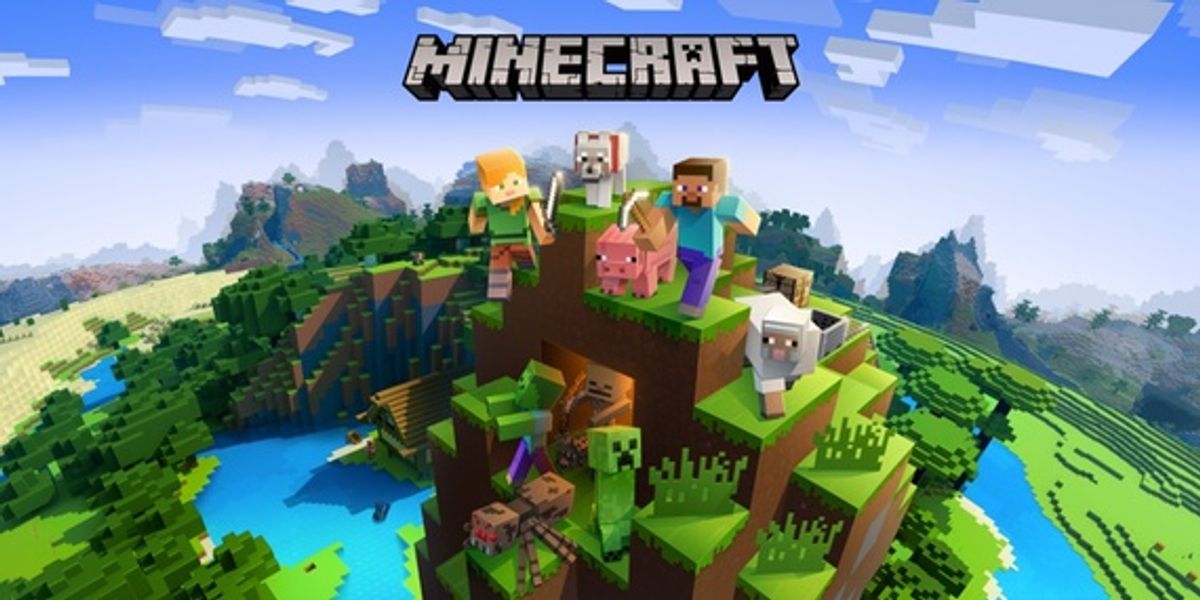 Coverbilde av spillet Minecraft.