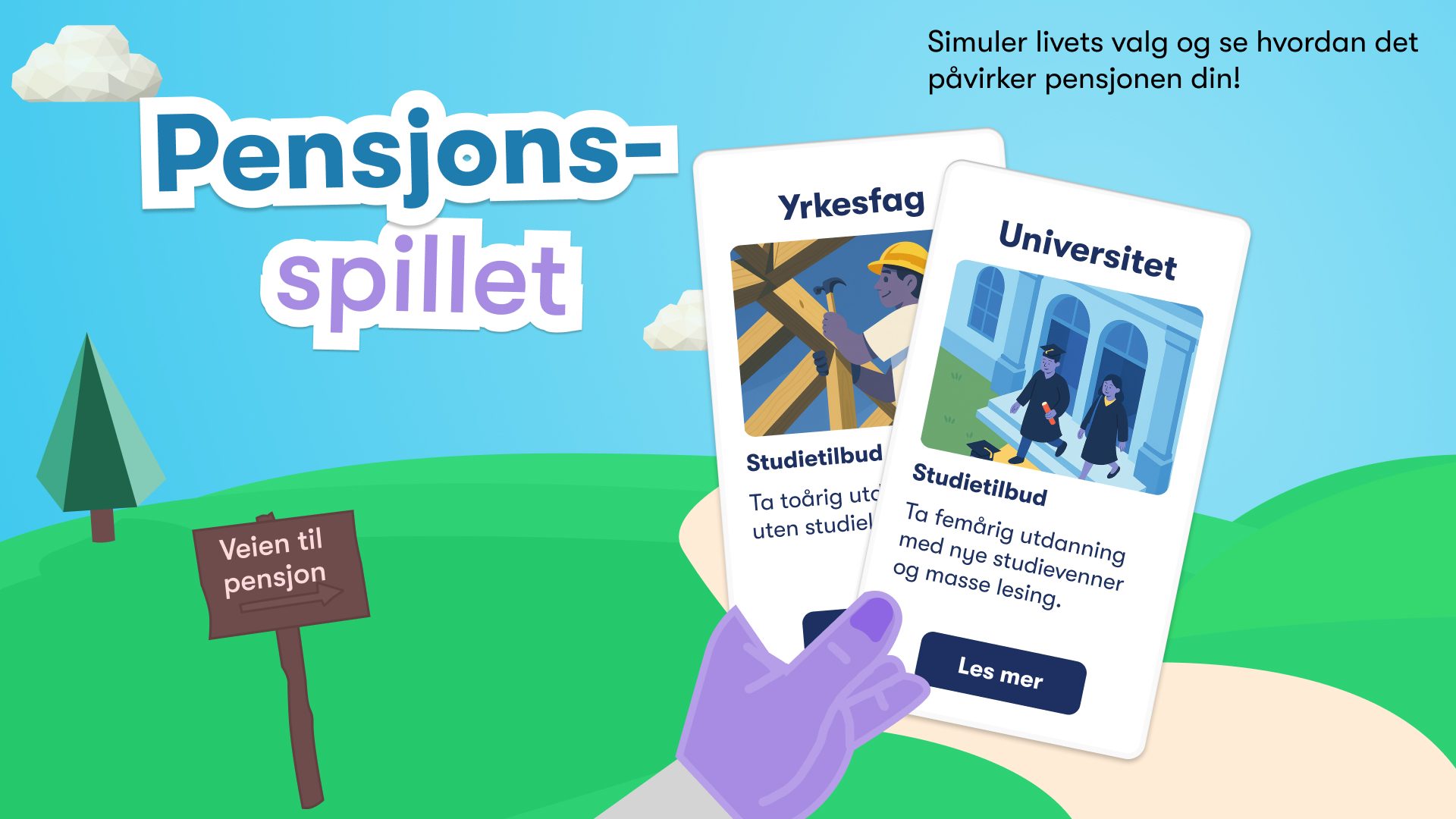 Plakat av spillkonseptet