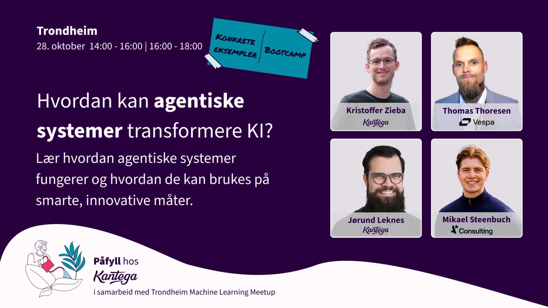 Banner for «Hvordan kan agentiske systemer transformere KI?»