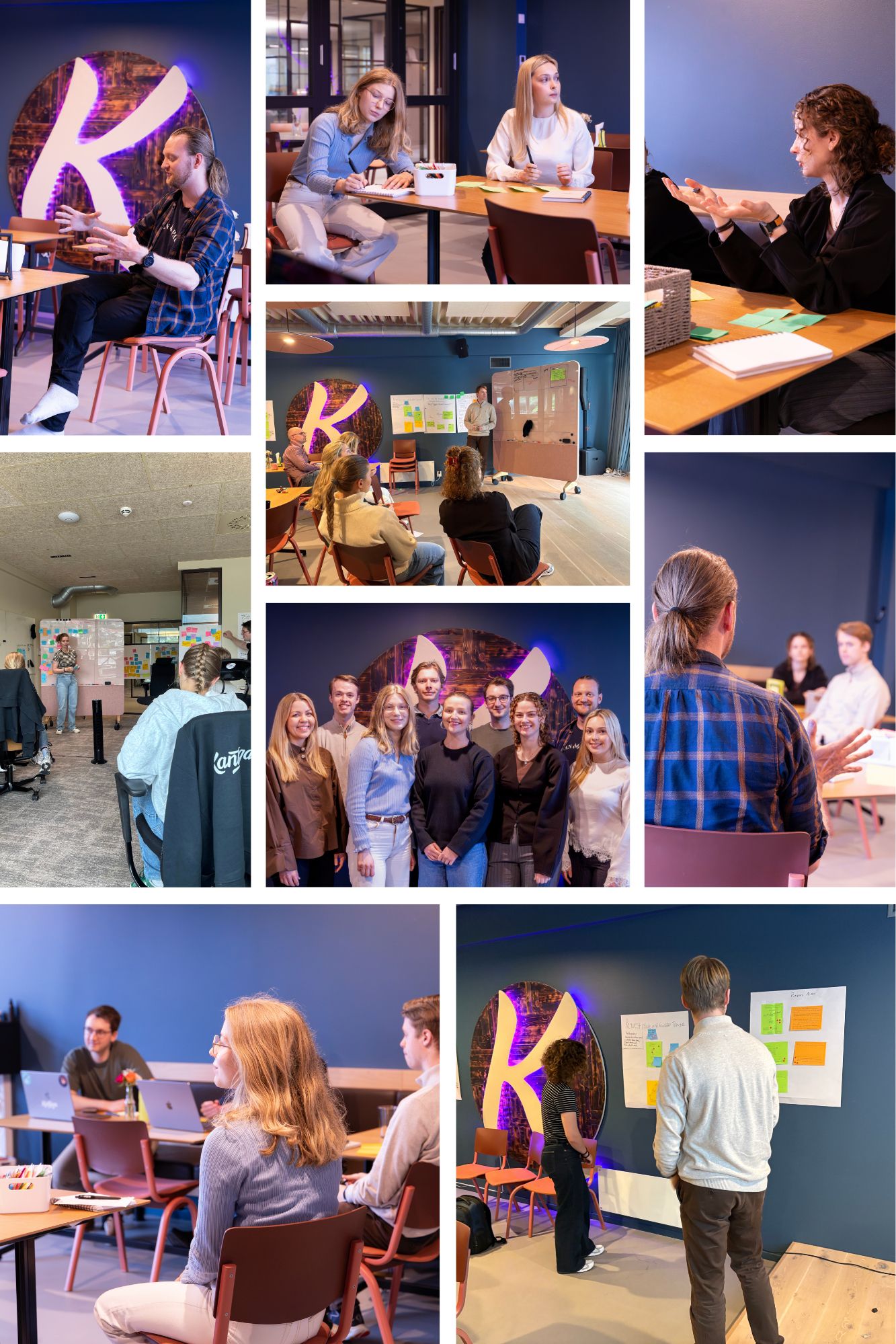Bilder fra designsprinten i uke 1