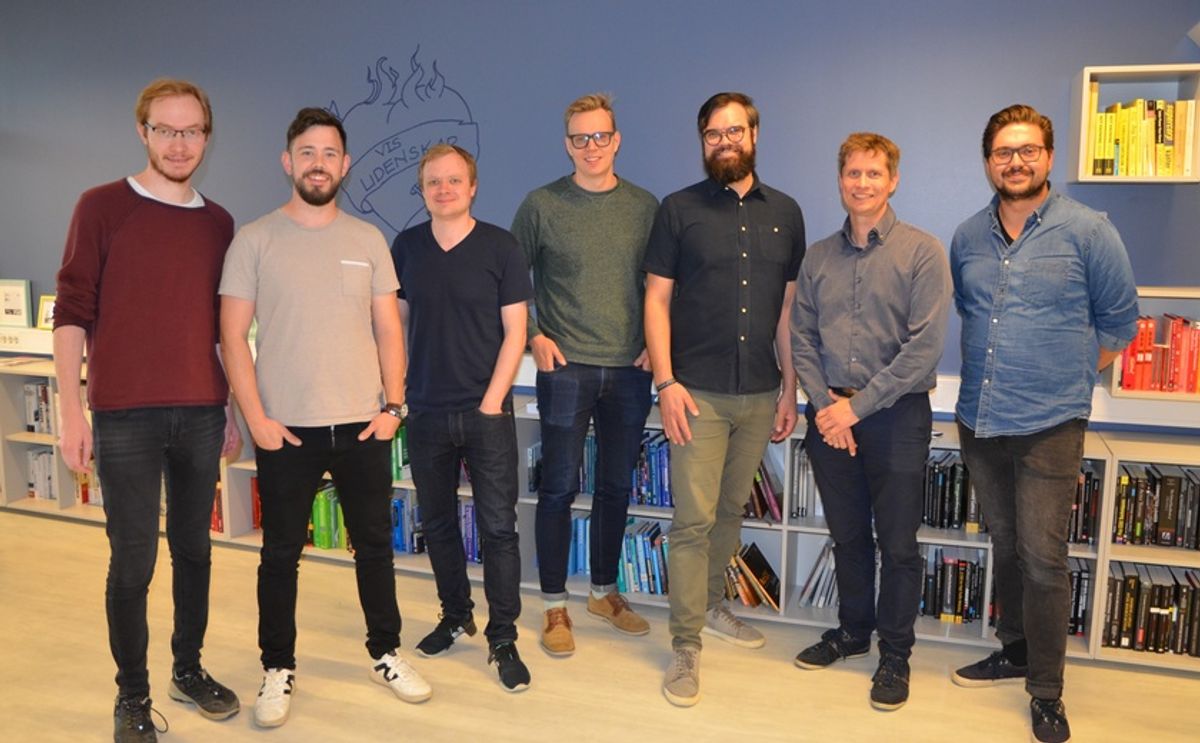 Bilde av teamet i Kantega sine lokaler