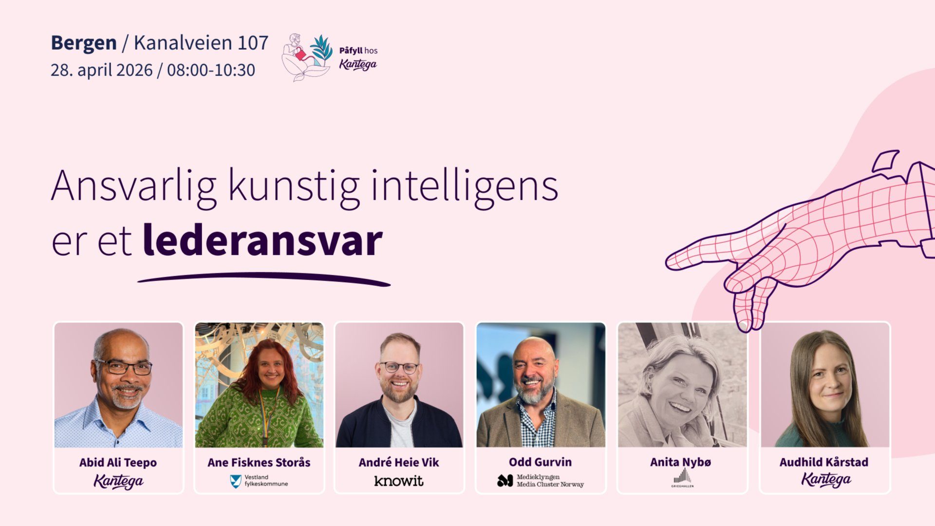 Banner for «Ansvarlig kunstig intelligens er et lederansvar»