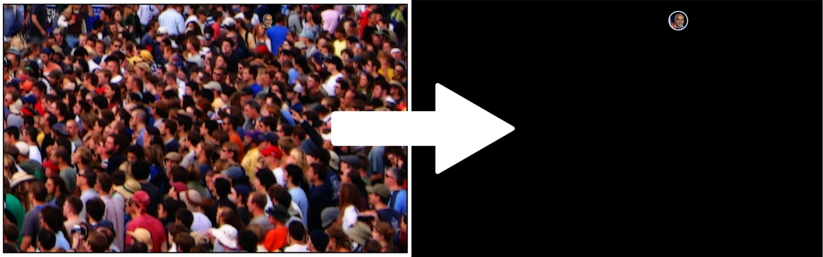 Bilde av stor ansamling mennesker