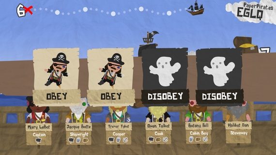 Coverbilde fra spillet Paper pirates.