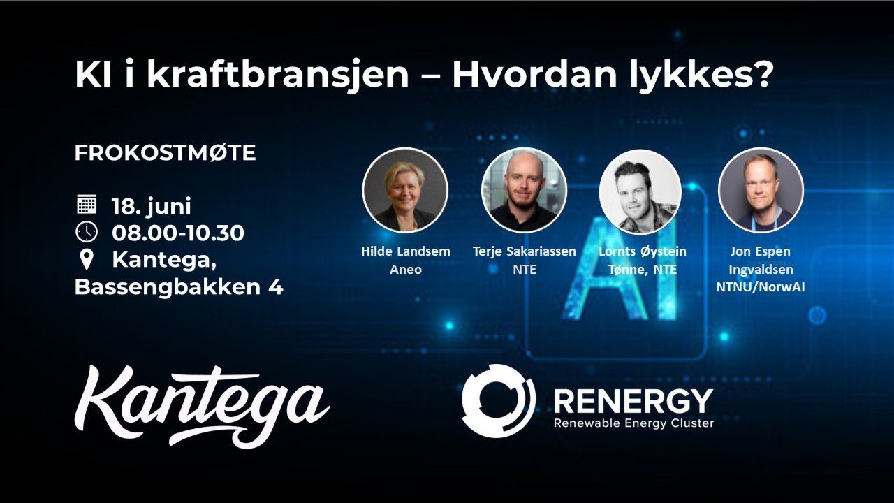 Banner for «KI i kraftbransjen»