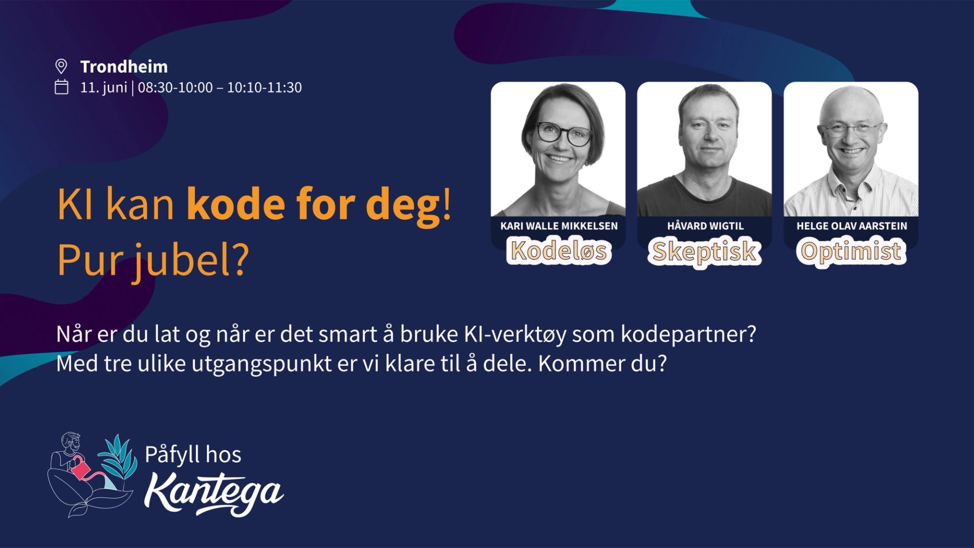 Banner for «KI kan kode for deg. Pur jubel?»