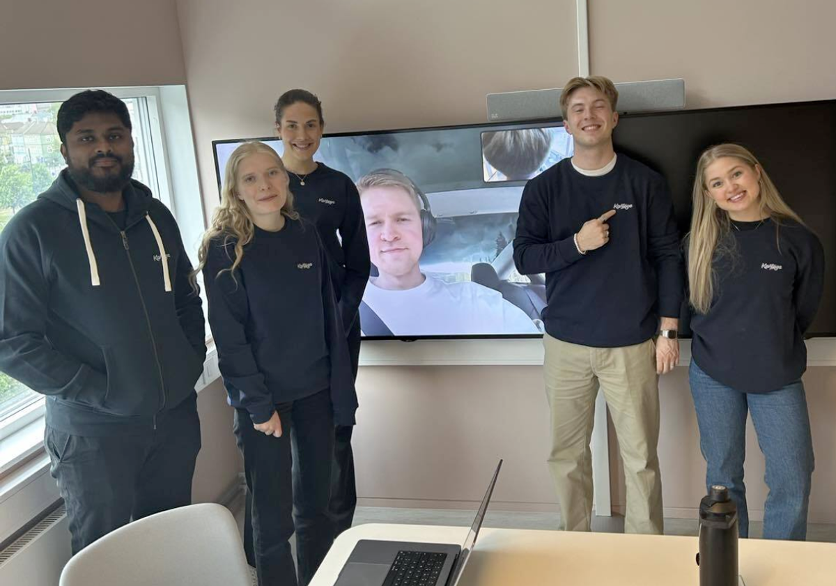 Gjengen som har fått merch!