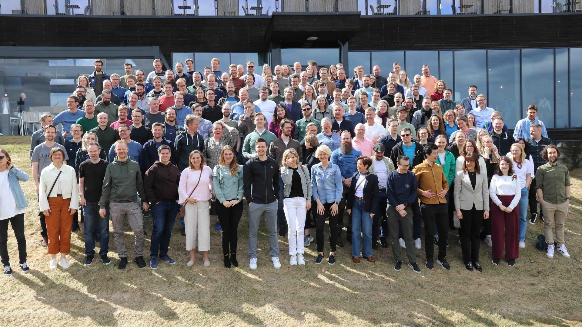 Gruppebilde under fellessamling i Kantega, 2023