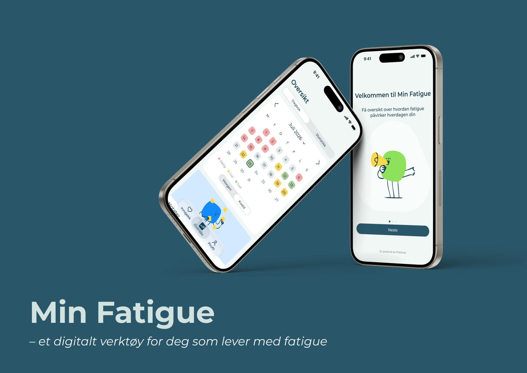 Min Fatigue - et digitalt verktøy for deg som lever med fatigue