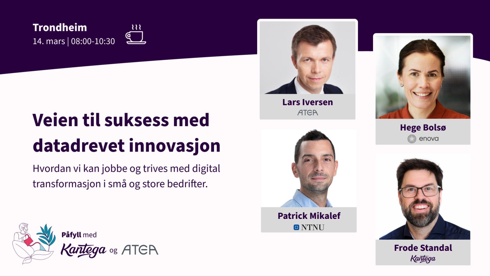 Banner for «Veien til suksess med datadrevet innovasjon»
