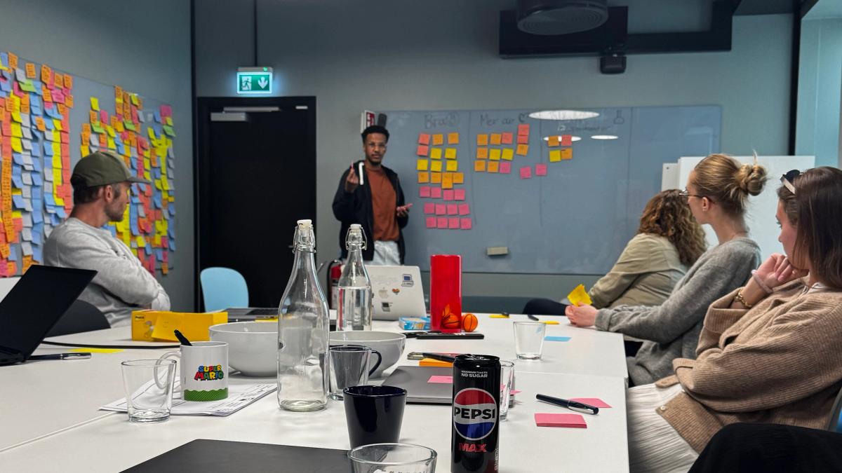 Workshop med mange postits
