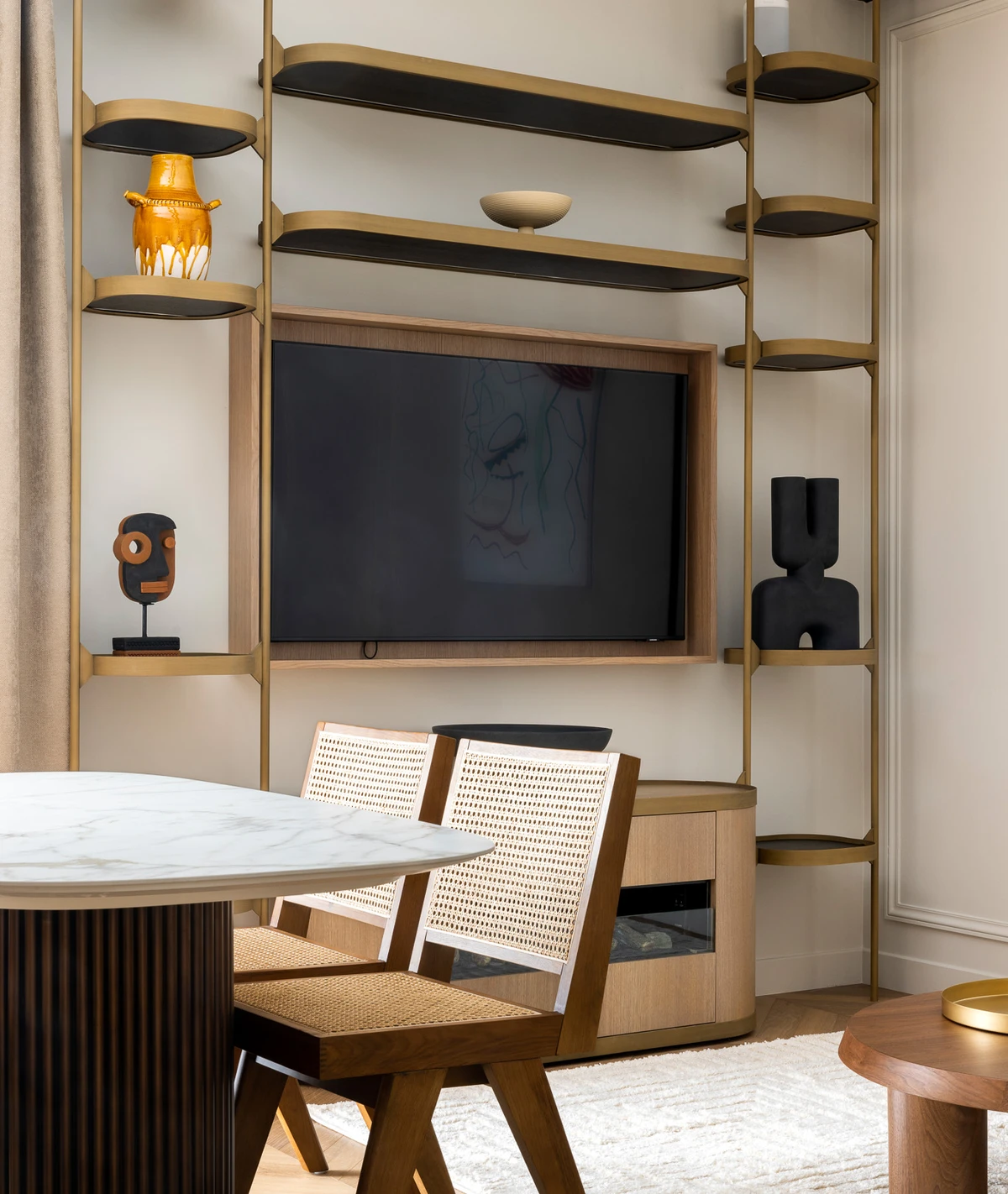 Photo living room luxury rentals Paris