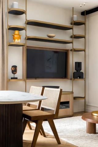 Photo living room luxury rentals Paris