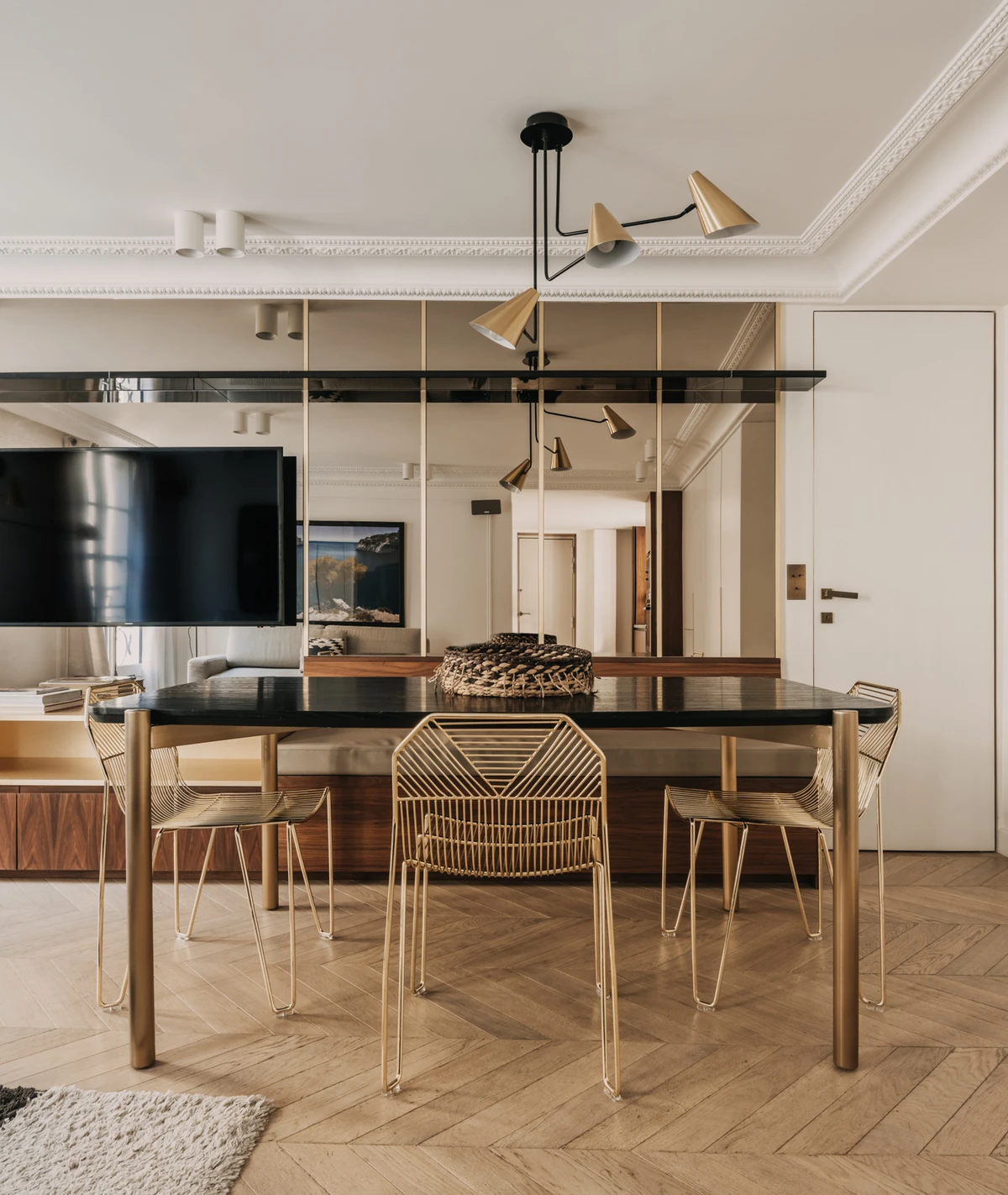 Photo living room luxury rentals Paris