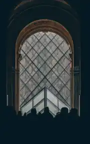 Louvre Pyramid, Paris art