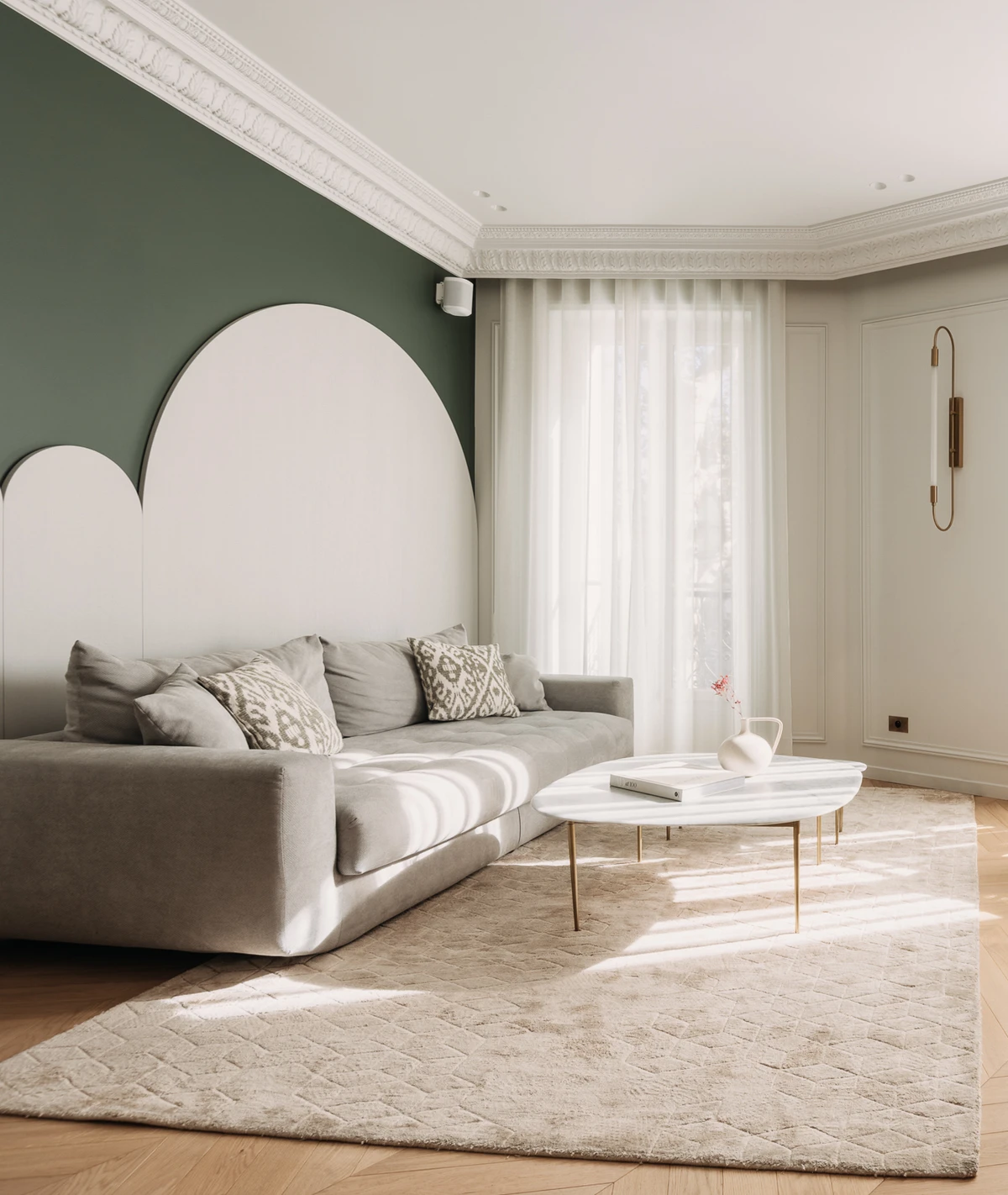 Photo living room luxury rentals Paris