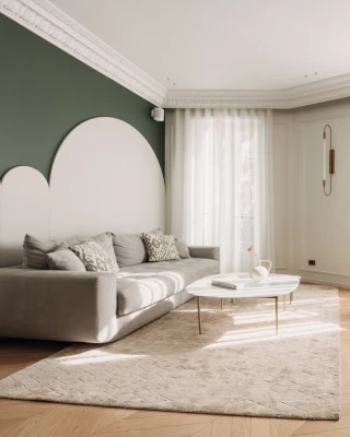 Photo living room luxury rentals Paris