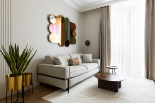 Photo living room luxury rentals Paris