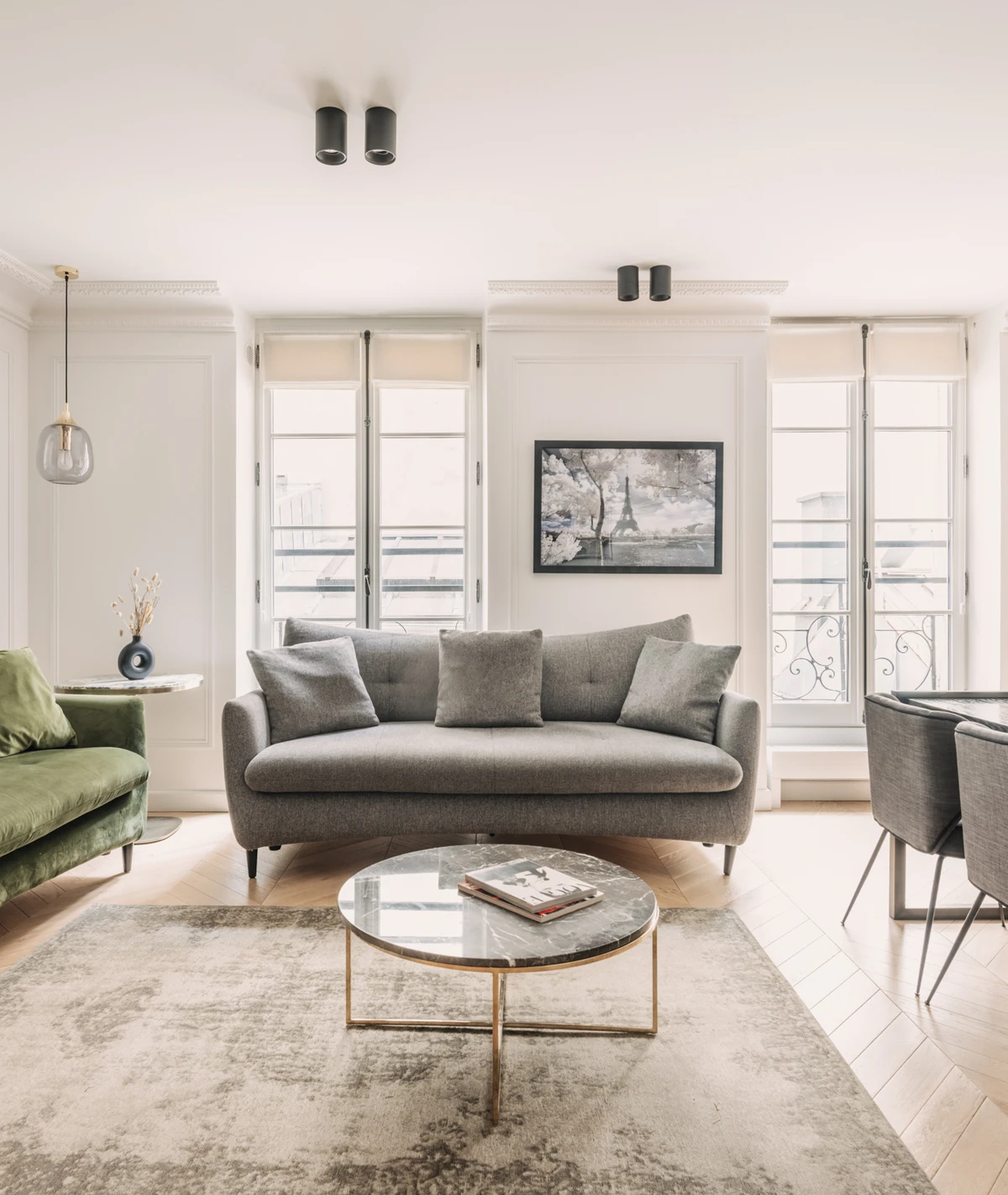 Photo living room luxury rentals Paris