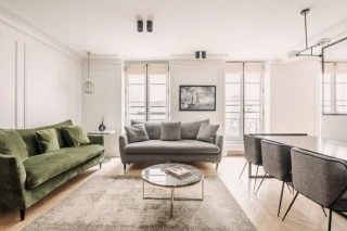 Photo living room luxury rentals Paris