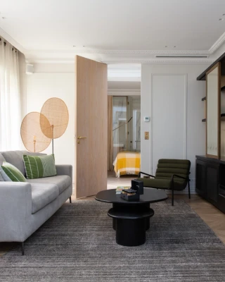Photo living room luxury rentals Paris
