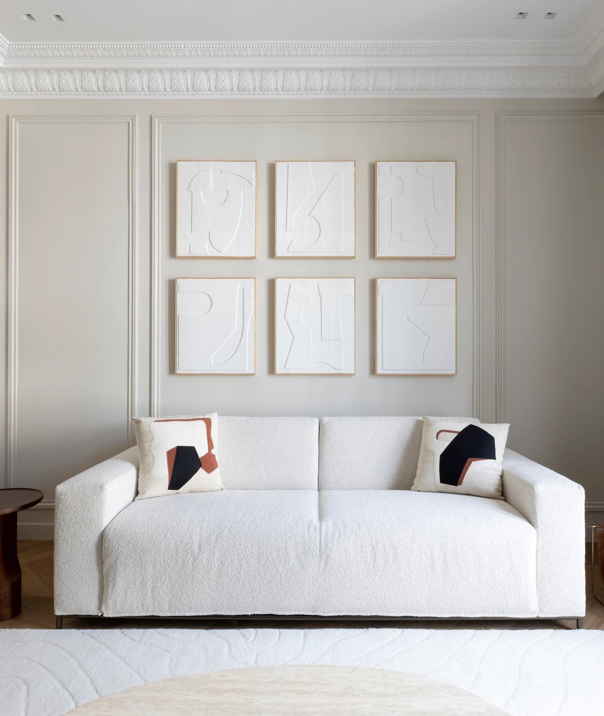 Photo living room luxury rentals Paris