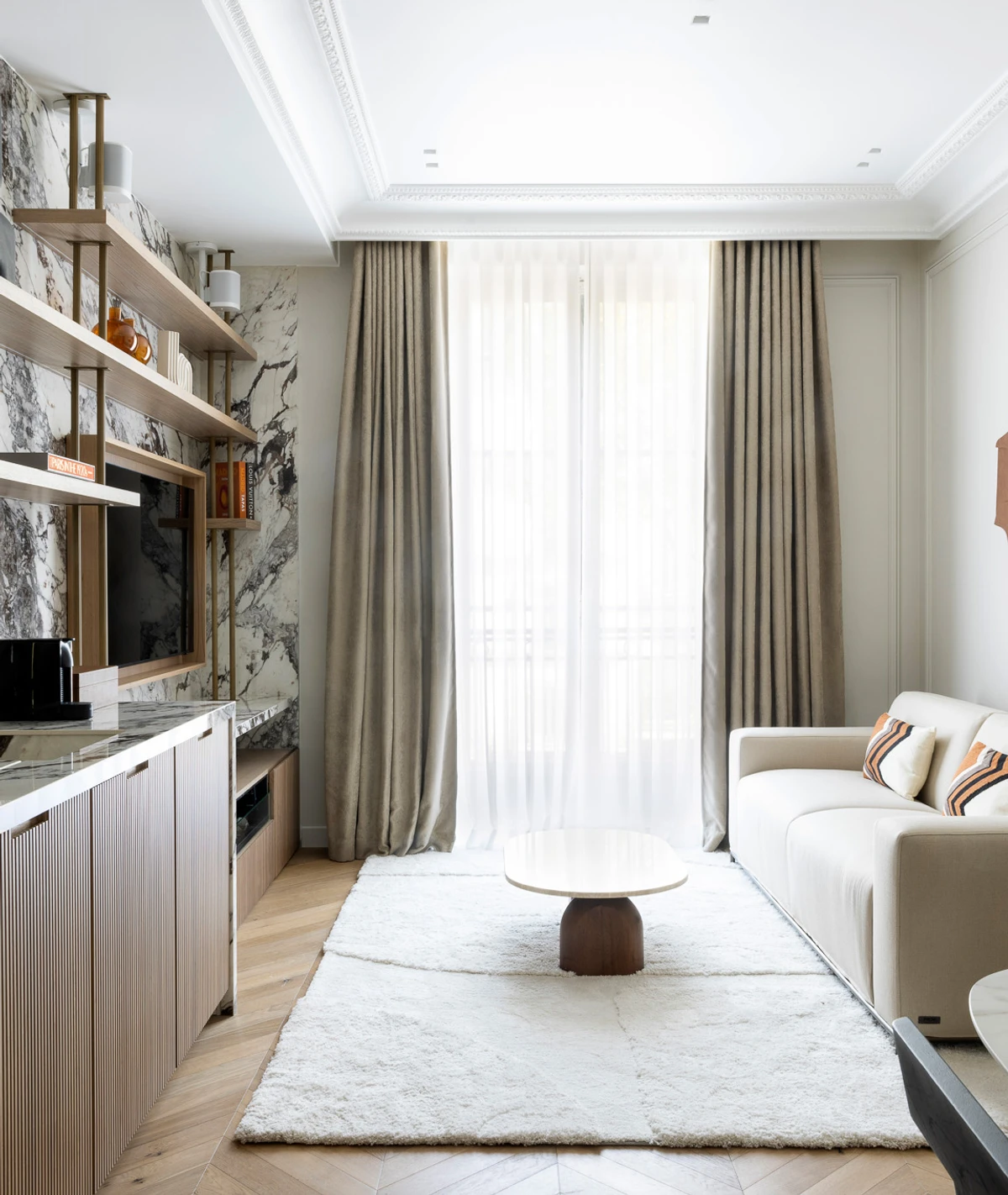 Photo living room luxury rentals Paris