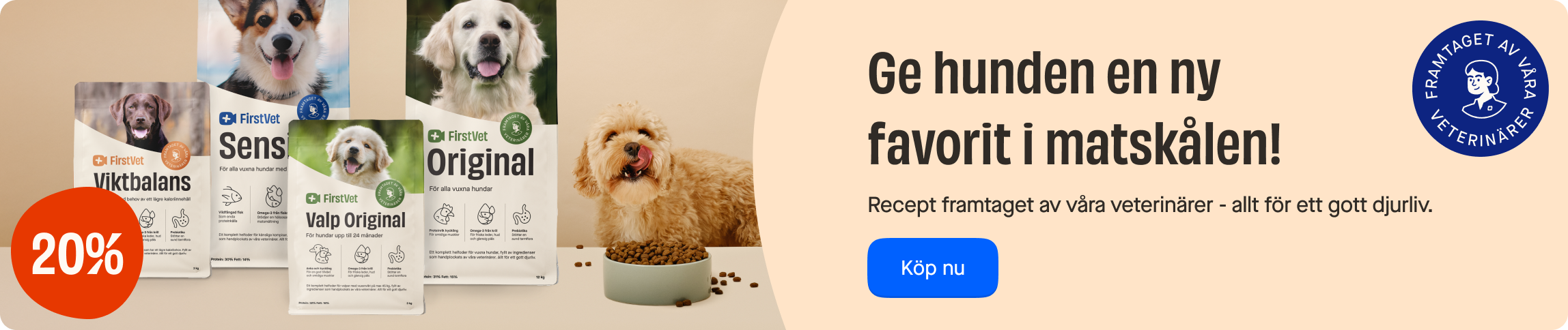 Release of new dog food category page