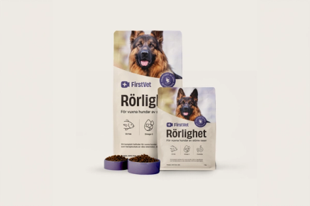 FirstVet Rörlighet - hundfoderpåsar på 12 respektive 3 kg 