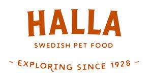 Halla pet food logotyp