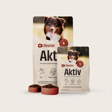 En bild på 3 kg och 12 kg av FirstVet Aktiv
