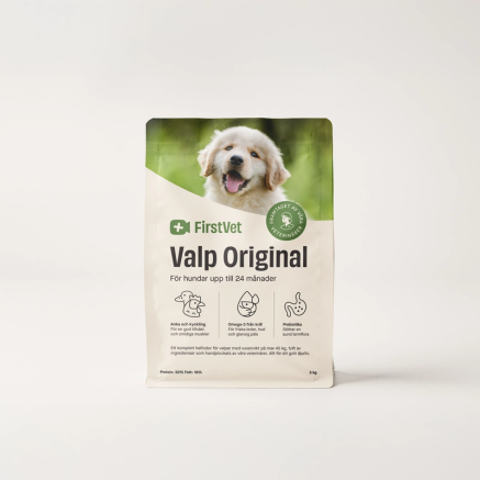 En påse FirstVet Valp 3kg