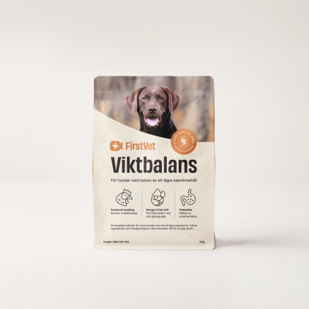 En påse med Firstvet Viktbalans 3kg