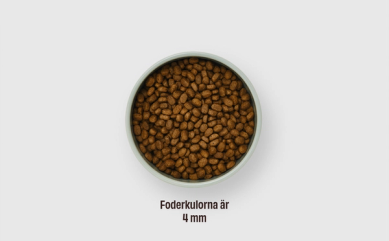 En skål med Foderkulor 4mm