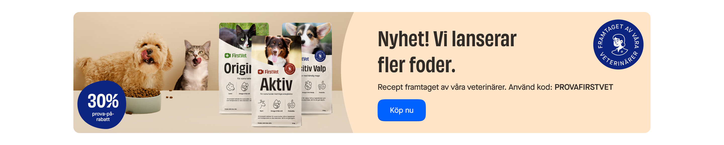 Release of new dog food category page oct