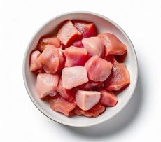 Skål med kyckling och anka