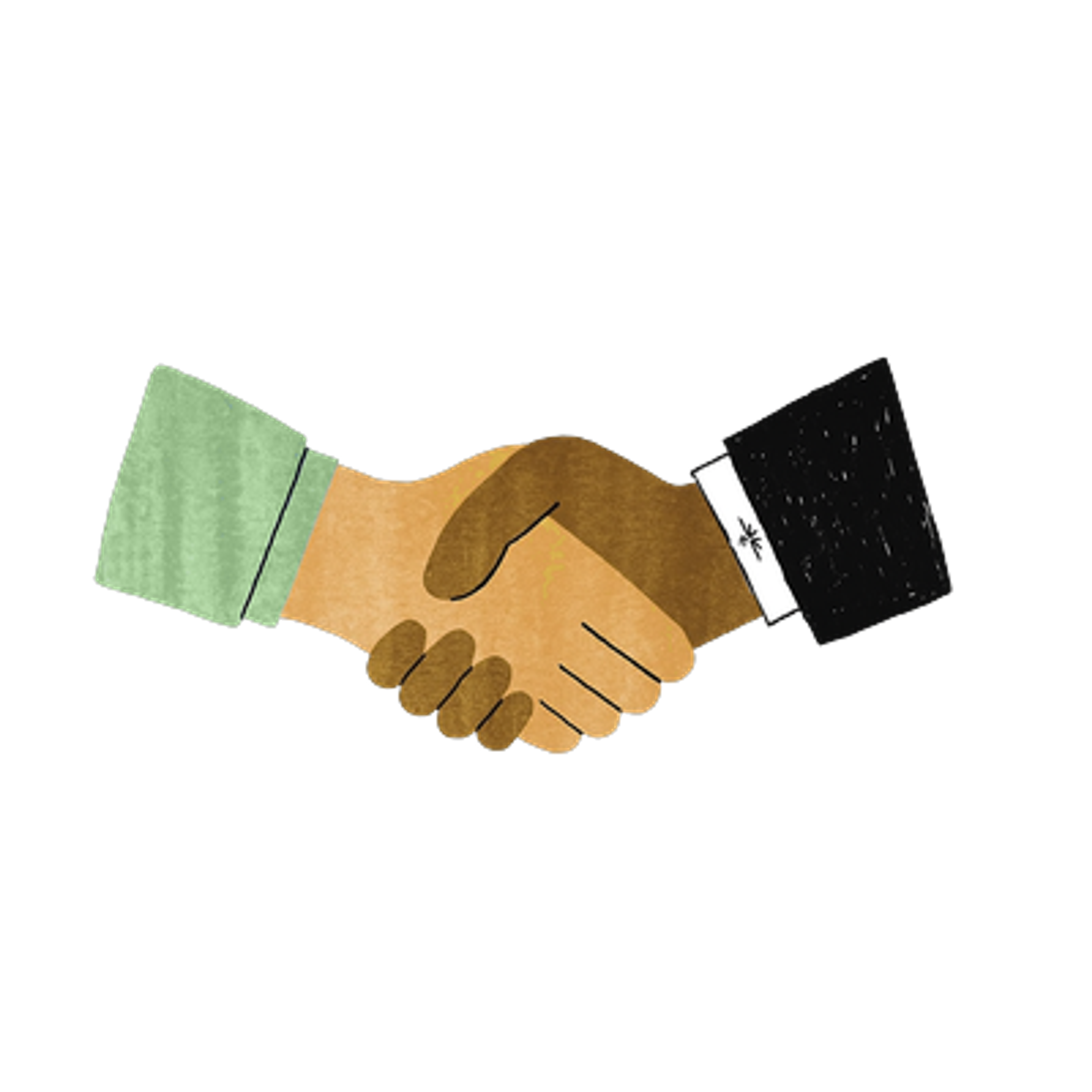 Handshake illustration