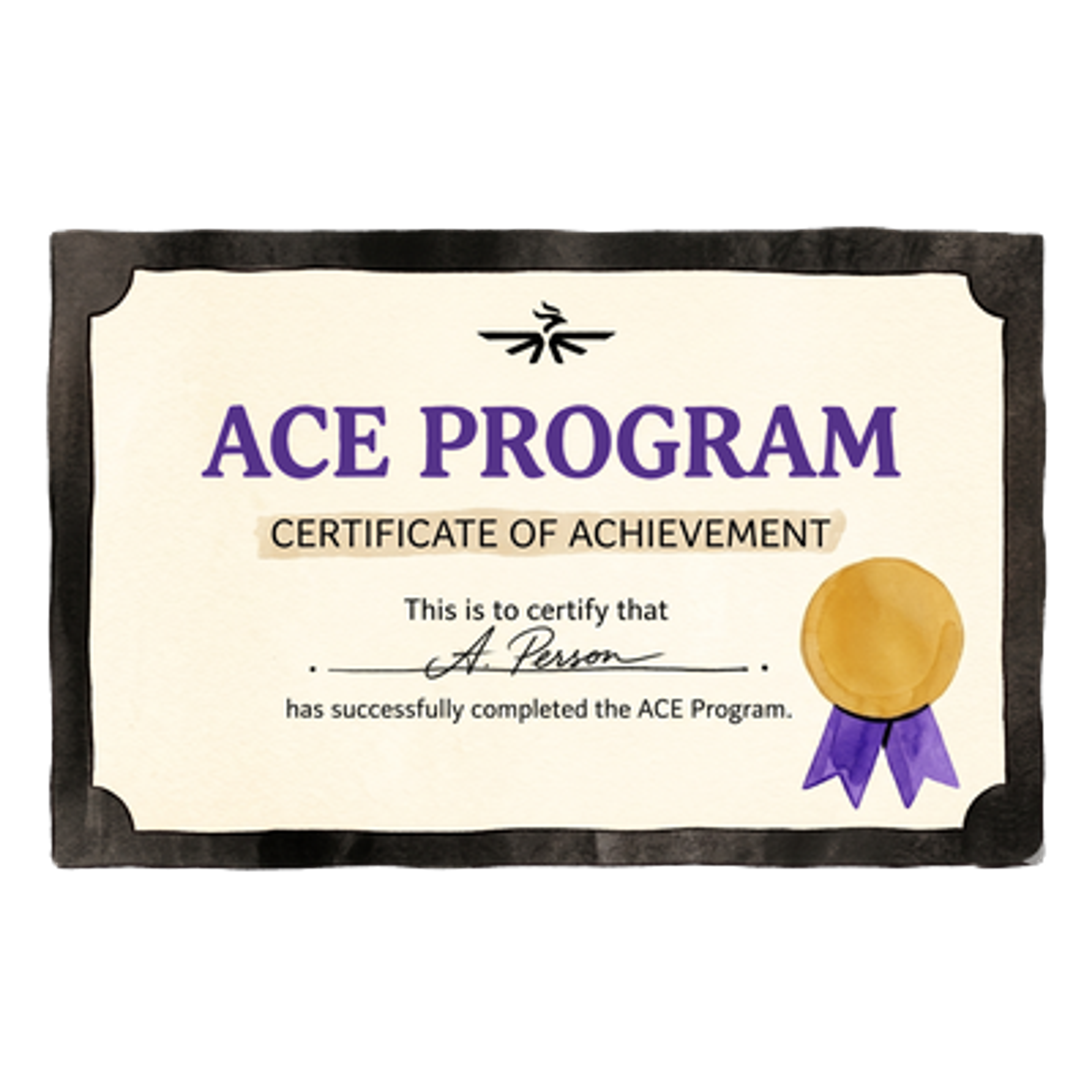 Certificate illustration