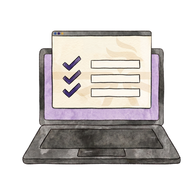 Laptop illustration