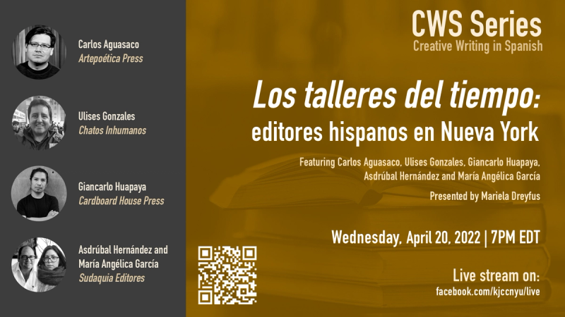 image from CWS | Los talleres del tiempo. Editores hispanos en NYC