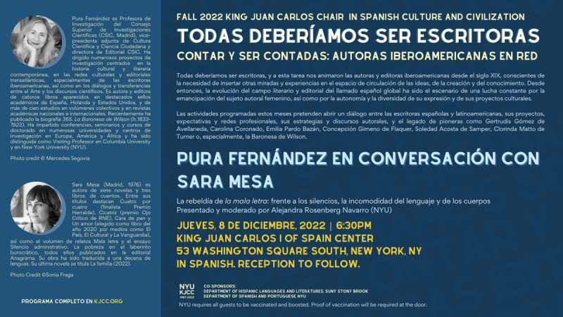 image from Todas deberíamos ser escritoras | Contar y ser contadas: autoras iberoamericanas en red, con Sara Mesa