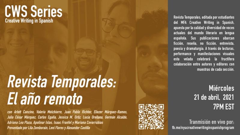 image from Online Event | CWS Series: Revista Temporales - El año remoto