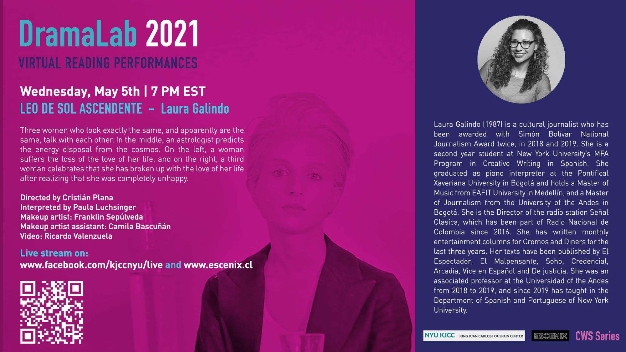 Online Event | DramaLab 2021 | LEO DE SOL ASCENDENTE by Laura Galindo |  Espacio de Culturas @KJCC