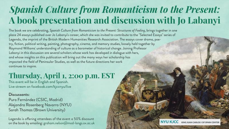 image from Online Event | Spanish Culture from Romanticism to the Present: A book presentation and discussion with Jo Labanyi