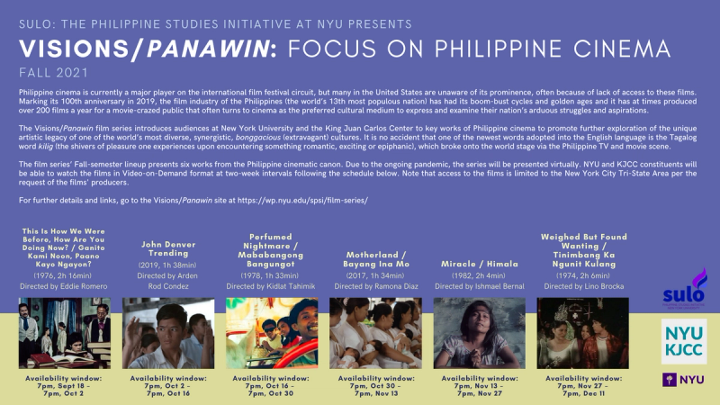 image from VISIONS/PANAWIN FOCUS ON PHILIPPINE CINEMA September 18 – December 11