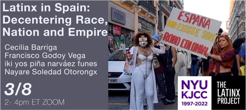 image from Roundtable: Latinx Artists in Spain: Decentering Race, Nation and Empire